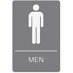 Headline Signs ADA MEN Restroom Sign (4817)