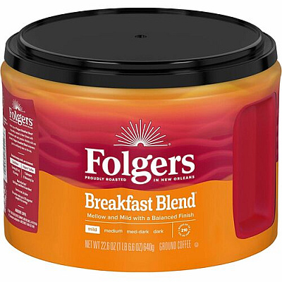 Folgers Ground Breakfast Blend Coffee (30440)