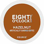 Eight O'Clock K-Cup Hazelnut Coffee (0633)