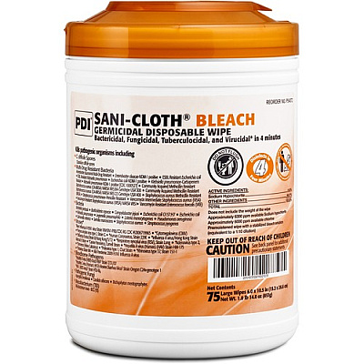 PDI Sani-Cloth Bleach Germicidal Wipes (P54072)