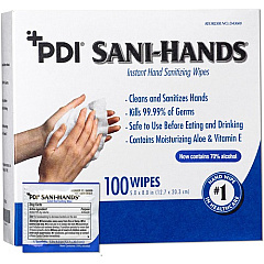 PDI Sani-Hands Instant Hand Sanitizing Wipes (D43600CT)