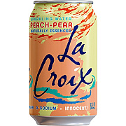 LaCroix Peach-Pear Flavored Sparkling Water (40102)