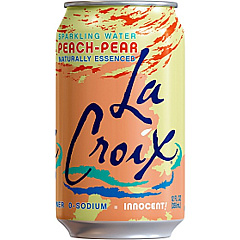LaCroix Peach-Pear Flavored Sparkling Water (40102)