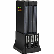 Mind Reader 3-Compartment Utensil Dispenser Organizer (CUTDISPBK)