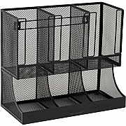 Mind Reader 6-Compartment Coffee Condiment Organizer (UPMESH)