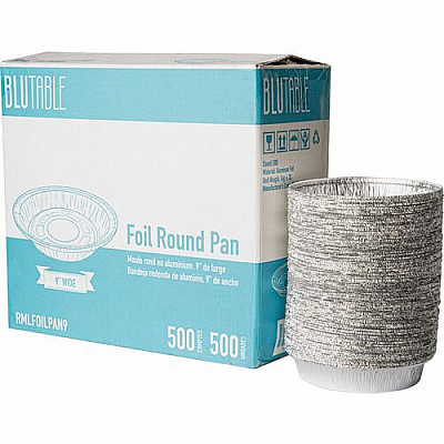 BluTable 9" Round Foil Pans (FOILPAN9)