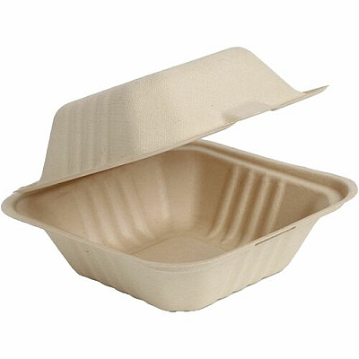 BluTable 21 oz Portable Clamshell Containers (MFHC61C)