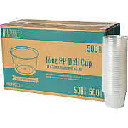 BluTable 16 oz Round Deli Tub Containers (PPDEL16)