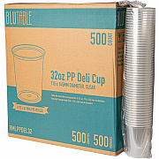BluTable 32 oz Round Deli Tub Containers (PPDEL32)