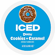 The Original Donut Shop K-Cup Iced Duos Cookies and Caramel Coffee (9881)