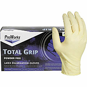 ProWorks Total Grip Latex Powder Free Exam Gloves (GLL165FX)