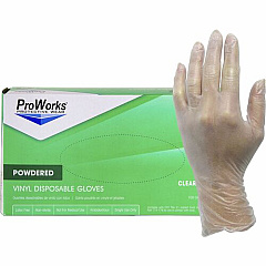 ProWorks Vinyl Powdered Industrial Gloves (GLV103PX)