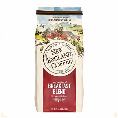 New England Coffee Ground Breakfast Blend Coffee (77025)