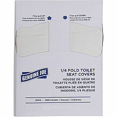 Genuine Joe Quarter-Fold Toilet Seat Covers (10153)