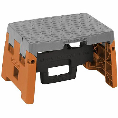 Cosco 1-Step Molded Folding Step Stool (11903BGO1E)