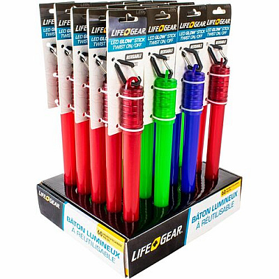 LifeGear LED Reusable Glow Stick (413678CT)