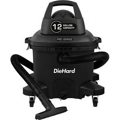 DieHard 12-Gallon 6 HP Pro Series Wet/Dry Vacuum (DH7000601)