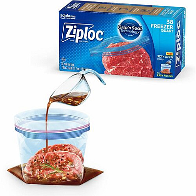 Ziploc Grip n' Seal Freezer Bags (351177)