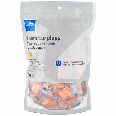 Medline High-fidelity Foam Earplugs (MDSEARPLUGCT)
