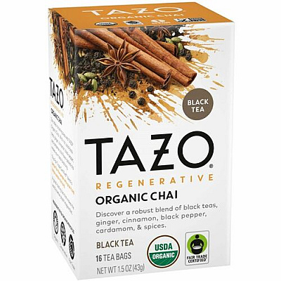 Tazo Regenerative Organic Chai Black Tea Bag (00305)