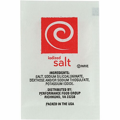 Sugar Foods Salt Packets (09295)