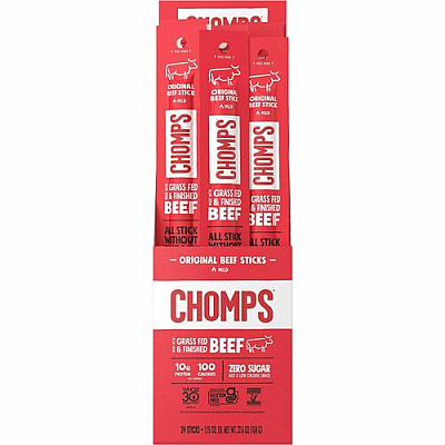 Chomps Original Beef Snack Sticks (CO24)