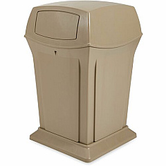 Rubbermaid Commercial Ranger Waste Container (FG917188BEIG)