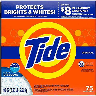 Tide Powder Laundry Detergent (16668)