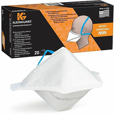 Ansell Health N95 Particulate Pouch Respirator (53899)