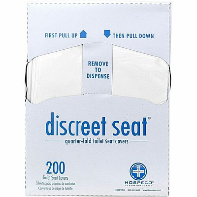 HOSPECO Recycled Paper Toilet Seat Covers (DSQTR5M)