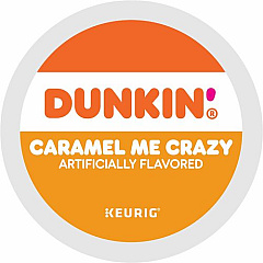 Dunkin' K-Cup Caramel Me Crazy Coffee (1277CT)