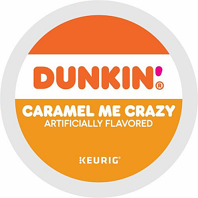 Dunkin' K-Cup Caramel Me Crazy Coffee (1277CT)