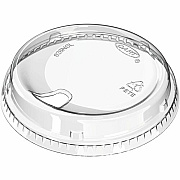Dart 12-24 oz PET Strawless Lid - Clear (626NSL)
