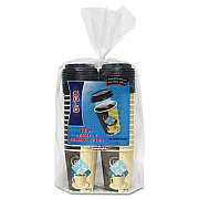 Dart Duo Shield Insulated Paper Hot Cups and Lids Combo Pack, 12 oz, Tuscan Cafe, 52/Pack (FSIC12J753PK)