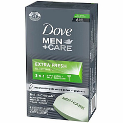 Dove Men+Care Extra Fresh Body&Face Bars (01208)