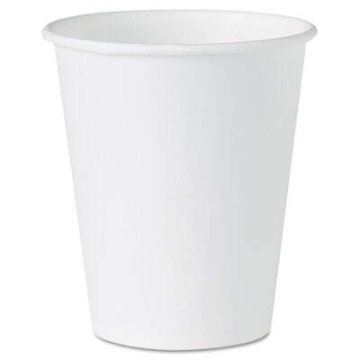 Dart 404 White Paper Water Cups