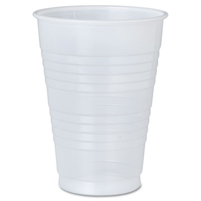 Dart Conex Galaxy Polystyrene Plastic Cold Cups, 12 oz, Translucent, 500/Carton (Y12TPFTPK)