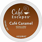 Cafe Escapes K-Cup Cafe Caramel Coffee (6813CT)