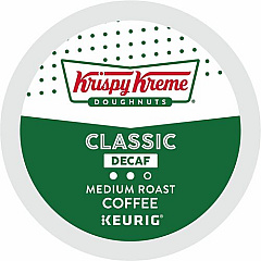 Krispy Kreme Doughnuts K-Cup, Pod Classic Decaf Coffee (6111CT)