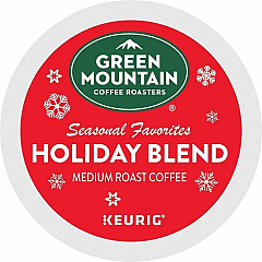 GREEN MOUNTAIN COFFEE ROASTERS K-Cup, Pod Holiday Blend Coffee (6204CT)