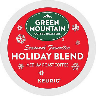 GREEN MOUNTAIN COFFEE ROASTERS K-Cup, Pod Holiday Blend Coffee (6204CT)