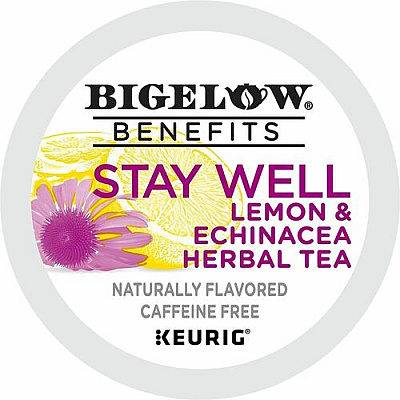 Bigelow Lemon & Echinacea Herbal Tea Herbal Tea K-Cup (2025CT)