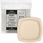Dart 8" Square Fiber Plates (SP8FBR1)