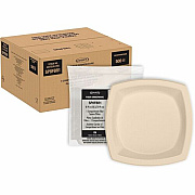 Dart 8" Square Fiber Plates (SP8FBR1CT)