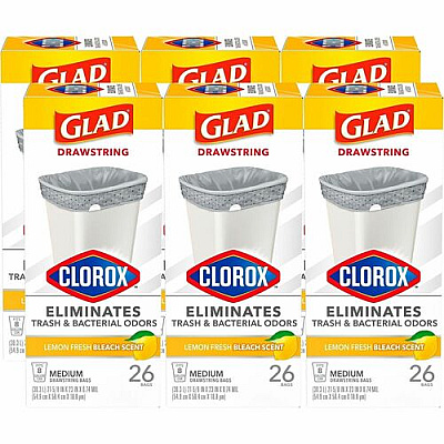 Glad Medium Drawstring Trash Bags (79316CT)