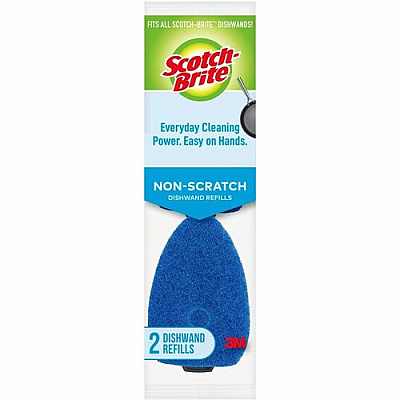 Scotch-Brite Non-Scratch Dishwand Pads (48312RSCRRP)