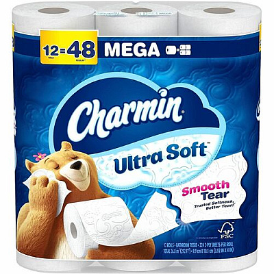 Charmin Ultra Soft Toilet Paper (08813) (08813PK)