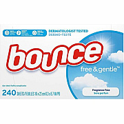 Bounce Free & Gentle Dryer Sheets (53312)
