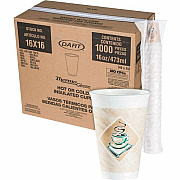 Dart ThermoGlaze 16 oz Design Insulated Foam Cups (16X16G)