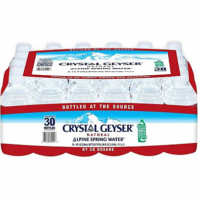 Crystal Geyser Water Alpine Spring Bottled Water (301218)